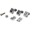 Allstar Performance 2Pc Alum Line Clamps 3/16In 4Pk All18320