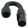 Fragola Hose Fitting #8 180 Deg. to #6 Hose Black 231807-BL