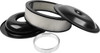 Allstar Performance Lw 14In A/C Kit Black 3-1/2In Paper Element All25913