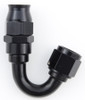 Fragola Hose Fitting #10 150 Deg PTFE Black 681510-BL