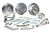 March Performance SBC Serpentine Conv Low Cost Custom Silver Kit 22031-09