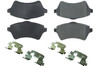 Centric Brake Parts Posi-Quiet Semi-Metallic Brake Pads with Hardwar 104.0926