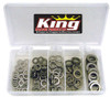King Racing Products Stainless Washer Kit .060 145pc 2725