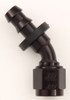 Xrp-Xtreme Racing Prod. #8 45 Deg Push-On Hose End Black 234508BB