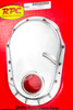 Racing Power Co-Packaged BBC 91-95 Alum Timing Chain Cover Polished R8425