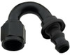 Fragola Hose Fitting #6 150 Deg Push Lock Black 215006-BL