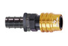 Jiffy-Tite Q/R #8 Male Push Lock to #8 Socket Valved 51508P