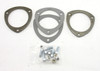 Patriot Exhaust Collector Flanges - 1pr 3-Bolt 3-1/2in Dia. H7261