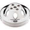 Billet Specialties Polished BBC 2 Groove Upper Pulley 82220