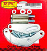 Racing Power Co-Packaged BBC Saginaw Power Steer Bracket Swp Chrome R3816