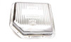 Racing Power Co-Packaged TH350 Trans Pan Chrome Steel Finned R9122