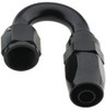 Fragola Hose Fitting #10 180 Deg Pro-Flow Black 231810-BL