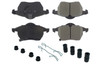 Centric Brake Parts Posi-Quiet Ceramic Brake Pads with Shims and Har 105.0819