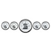 Autometer Prestige Pearl Gauge Kit 5-Piece set 2007