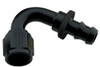 Fragola Hose Fitting #12 120 Deg Push Lock Black 212012-BL