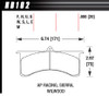 Hawk Brake Wilwood GN AP DTC-70 HB102U.800