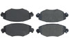 Centric Brake Parts Posi-Quiet Semi-Metallic Brake Pads 104.091