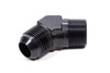 Fragola 45 Deg Adapter Fitting #12 x 1/2 MPT Black 482313-BL