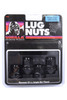 Gorilla 4 Lugnuts 14mm x 1.50 Black Chrome 66147BDX