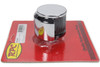 Racing Power Co-Packaged Push In Breather 3in Tall Chrome/Black R9516BK