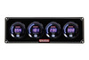 Quickcar Racing Products Digital 4-Gauge Panel OP/WT/OT/FP 67-4021