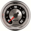 Autometer 2-1/16 A/M Water Temp Gauge 100-260 1255