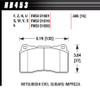 Hawk Brake Performance Street Brake Pads (4) HB453N.585