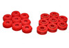 Energy Suspension Bronco Body Mounts - Red 4.4101R
