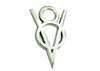 Ford Chrome V-8 Badge M-7843-V8