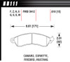 Hawk Brake Performance Street Brake Pads (4) HB111F.610