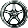 Billet Specialties Street Lite Wheel Black 15X4 1.625in BS BRS035406516N