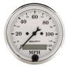 Autometer Old Tyme White 3 1/8in 120MPH Elec. Speedo 1688