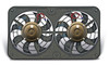 Flex-A-Lite Dual 12in Lo ProfilePush er Fan w/Controls 105399