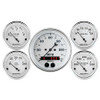 Autometer Old Tyme White Gauge Kit w/GPS Speedo 1650