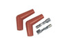 Msd Ignition 115 Deg Spark Plug Boots 1pr. 3326