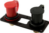 Quickcar Racing Products Battery Charging Posts Pair w/Flat Mnt Brkt 57-718