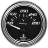 Equus 2.0 Dia Water Temp Gauge Chrome 100-280 E7262