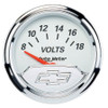 Autometer 2-1/16 Voltmeter Gauge Chevy Bowtie Series 1391-00408