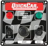 Quickcar Racing Products Ignition Panel 2 Switch w/Lights 50-022