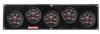 Quickcar Racing Products Redline 5 Gauge Panel OP/WT/OT/FP/VOLT 69-5037