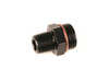Fragola #10 ORB x 1/2 MPT Adapter Fitting Black 494002-BL