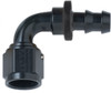 Fragola Hose Fitting #10 90 Deg Push Lock Black 209010-BL