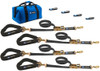 Macs Custom Tie-Downs 4 Tie Downs Direct Hook and 4-24in Axle Straps 511618