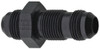 Fragola Str Bulkhead Fitting #4 Black 483204-BL