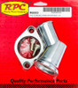 Racing Power Co-Packaged 66-75 Chevy V8 Alum 45 Deg Water Neck Polished R6003