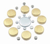 Mr. Gasket SB Chvy Brass Freeze Plu 6481
