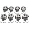 Mahle Original/Clevite Piston Set w/Rings Ford 6.4L Diesel 8pk 224-3666WR-0.50MM
