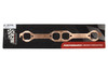 Sce Gaskets 18 Degree SBC Copper Embossed Exhaust Gasket 4111