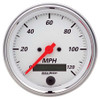 Autometer 3-3/8in A/W Street Rod Speedo 1380