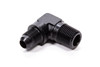 Fragola 90 Deg Adapter Fitting #6 x 1/2 MPT Black 482268-BL